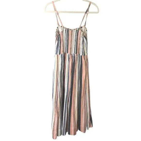 Free People Stripped Flowy Midi Dress - Picture 6 of 13